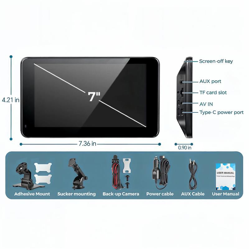 【Paslda】New Year Gift ：2026 Upgraded Wireless Carplay Screen for Andriod & Iphone : the Ultimate Portable Car Play Adapter for Seamless In-Car Entertainment