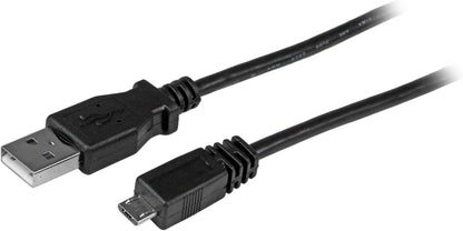 .Com 10 Ft. (3 M) USB to Micro USB Cable - USB 2.0 a to Micro B - Black - Micro USB Cable (UUSBHAUB10)