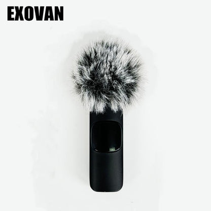 Wireless Mini Microphone for Iphone/Smartphone, 2 Mini Lapel Microphones with Clearer Audio for Video Recording, Interview, Vlog，Noise Reduction Device Noise Cancellation Stereo Wireless Vlogging Tools Handheld High Quality Audio