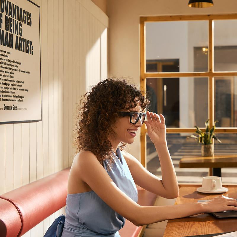 Oho Sunshine Edge Camera & Bluetooth Sunglasses with Open Ear Speaker Headset Headphone, Indoor&Outdoor Sports, Polarized UV Protection, for Men and Women