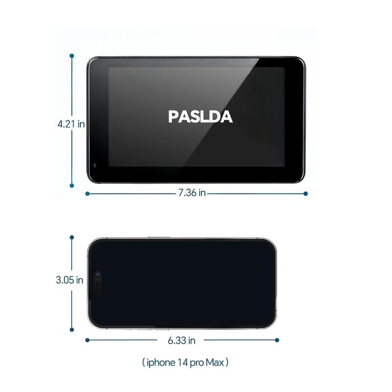 【Paslda】New Year Gift ：2026 Upgraded Wireless Carplay Screen for Andriod & Iphone : the Ultimate Portable Car Play Adapter for Seamless In-Car Entertainment